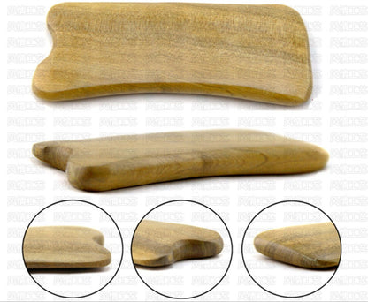 2 x Sandal Wood Gua Sha Board Hard Scraping Board for Massage Healthy  檀香木刮痧板 排毒 Unbranded