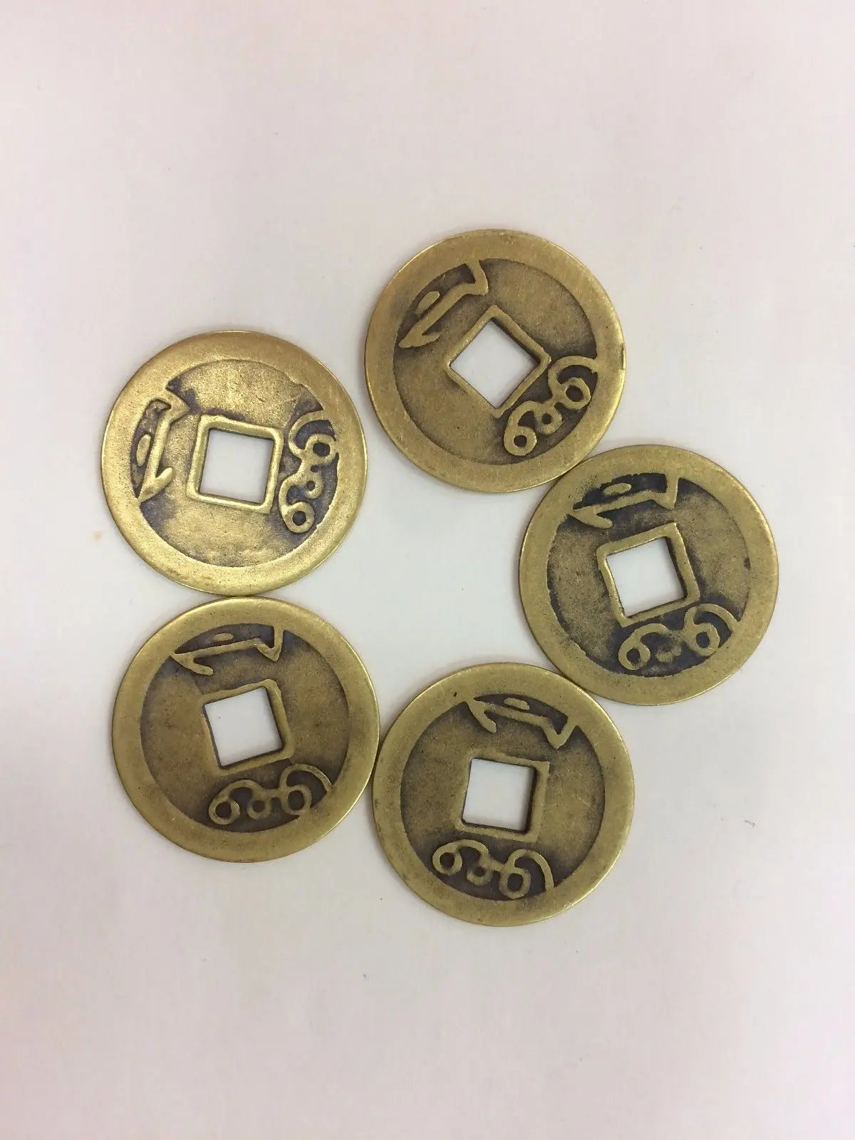 20 Pieces Brass Lucky Coins Chinese Ancient Chinese Coins Fengshui Unbranded/Generic