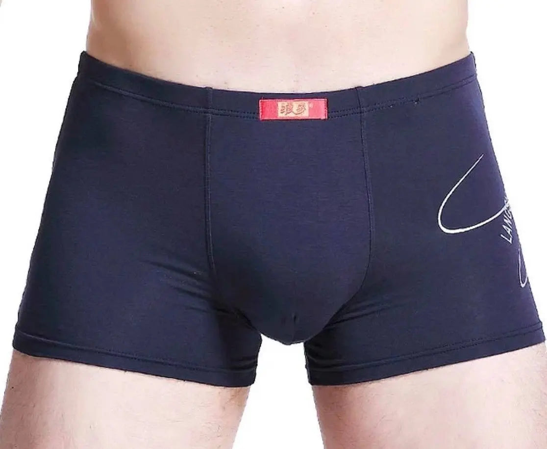 4 PCs Men's Underwear Shorts Boxer Bamboo Fiber Soft Comfort Multi-Color everythingbamboo