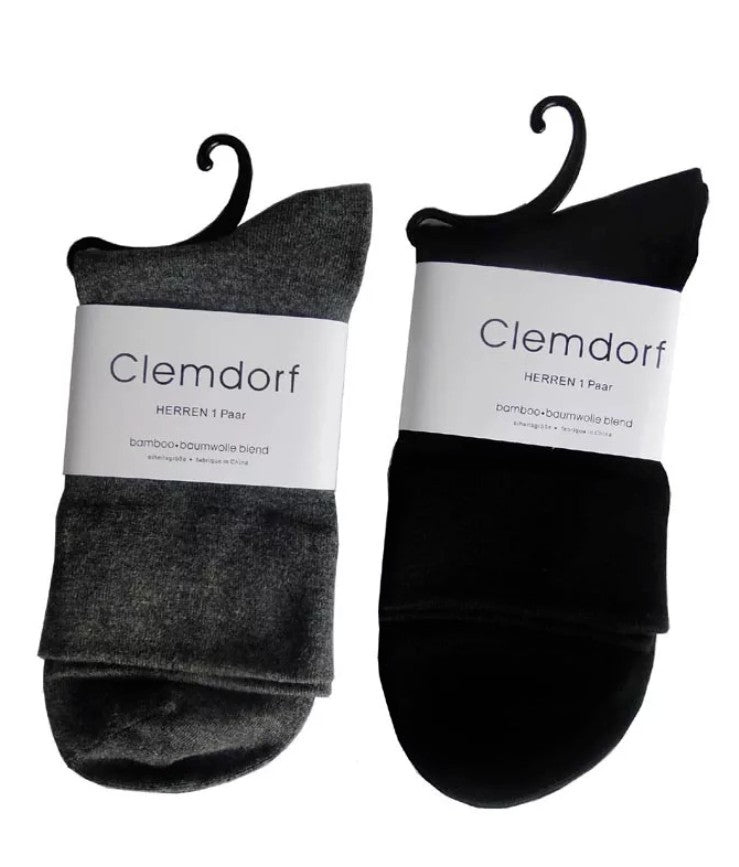 4 Pairs MEN MENS Bamboo Socks Bamboo Work Socks Breathing Comfort Thick or Thin Clemdorf