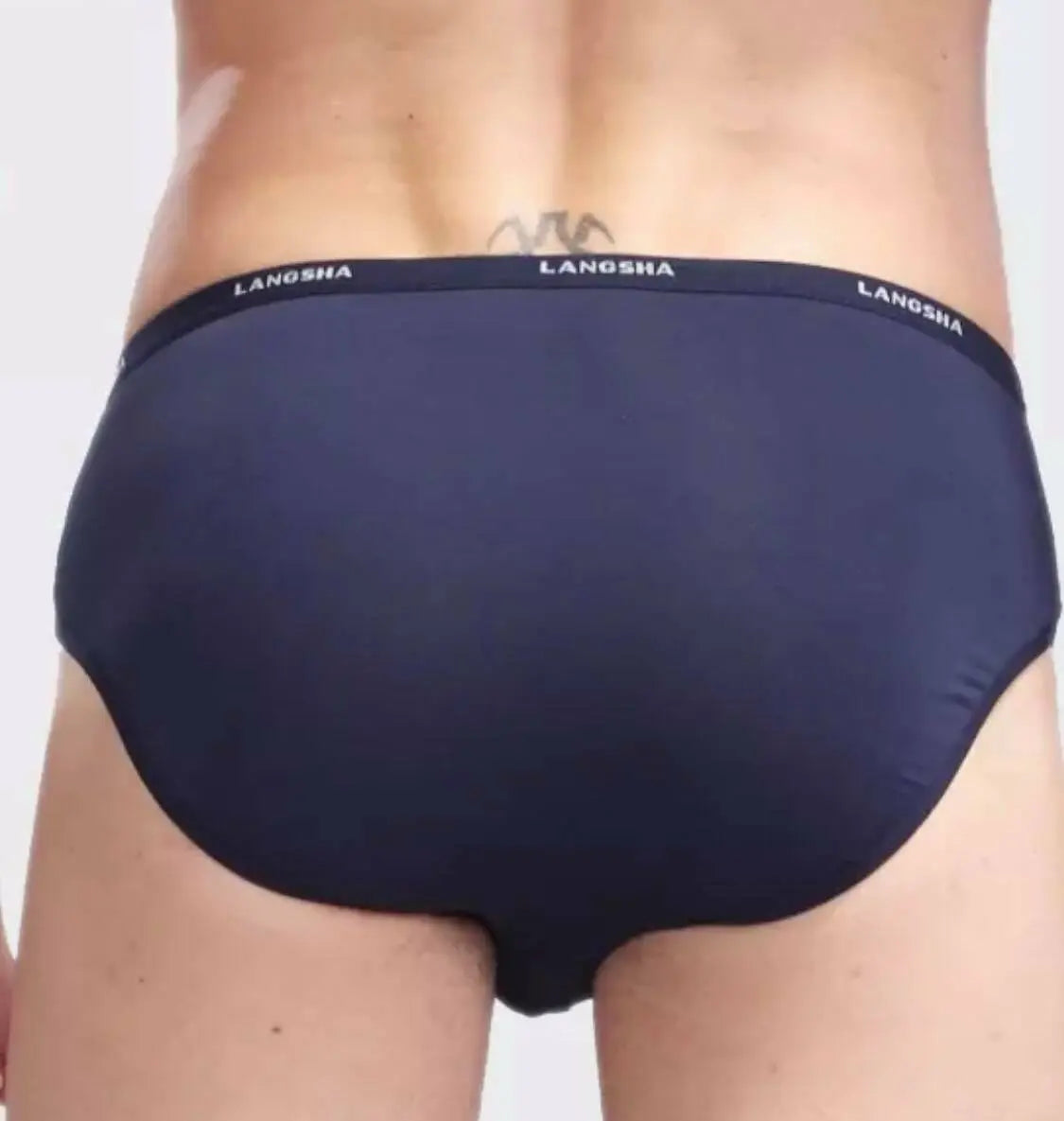 4 Pcs Men's Soft Bamboo Fiber Comfortable Pure Color Shorts Briefs Underwear everythingbamboo