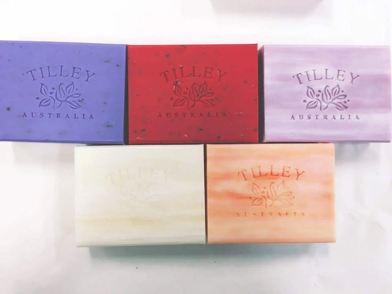 4 Pieces Tilley Soaps 100gm Tilley Australia Hand Made Natural Vegetable Soap Tilley