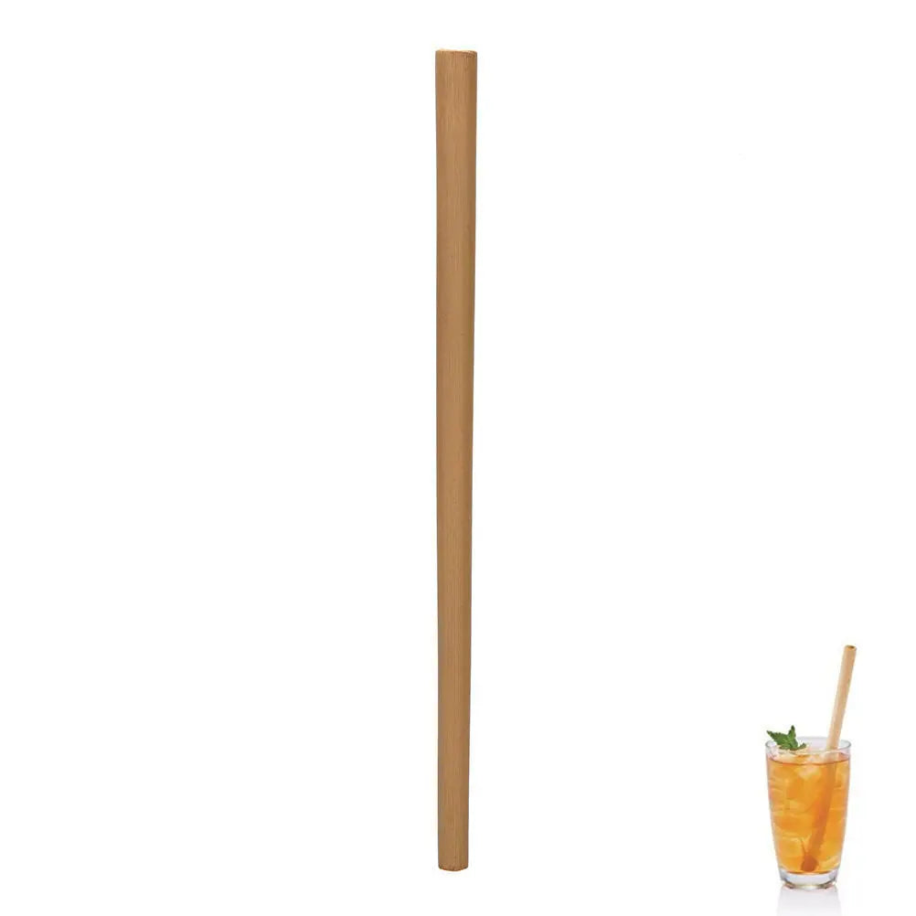 5 PCs Bamboo Straw + Cleaning Brush Organic Reusable Daily Use Eco Friendly Unbranded/Generic