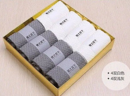 8 Pairs Unisex Bamboo Socks Bamboo Casual Business Home Socks Breathing Comfort feet protector