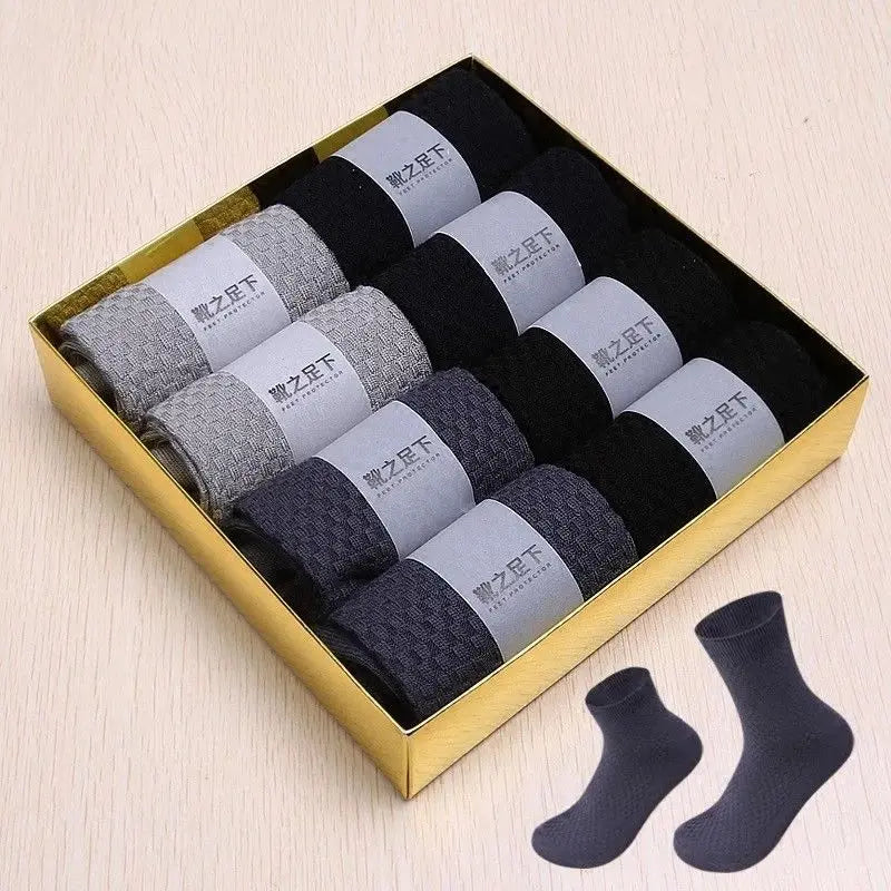 8 Pairs Unisex Bamboo Socks Bamboo Casual Business Home Socks Breathing Comfort feet protector