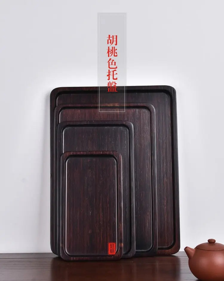 BAMBOO SERVING TRAY Tea Coffee Table Fruit container tea tray Gift Present New EVT02 everythingbamboo