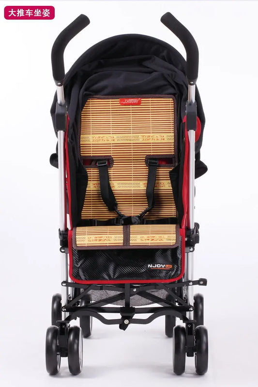 Baby Kids Bamboo Car Seat Carriage Rug Both Sides Natural 竹席 儿童汽车安全座椅和推车 两面席 everything bamboo