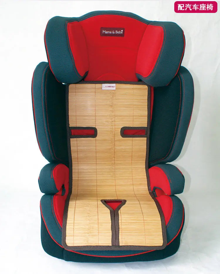 Baby Kids Bamboo Car Seat Carriage Rug Both Sides Natural 竹席 儿童汽车安全座椅和推车 竹藤两面席 everythingbamboo