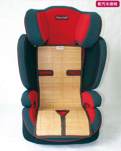 Baby Kids Bamboo Car Seat Carriage Rug Both Sides Natural 竹席 儿童汽车安全座椅和推车 竹藤两面席 everythingbamboo