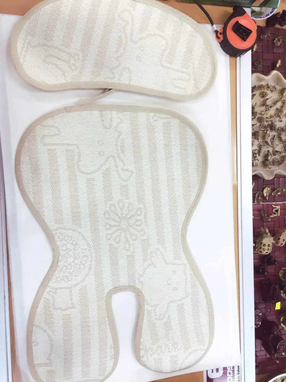 Baby Kids Natural Fibre Soft Car Seat Carriage Rug Both Sides 儿童汽车安全座椅和推车 舒软两面席 everythingbamboo