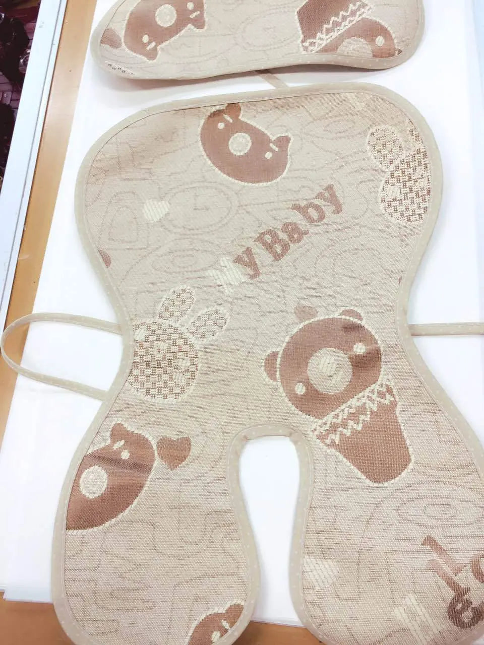 Baby Kids Natural Fibre Soft Car Seat Carriage Rug Both Sides 儿童汽车安全座椅和推车 舒软两面席 everythingbamboo