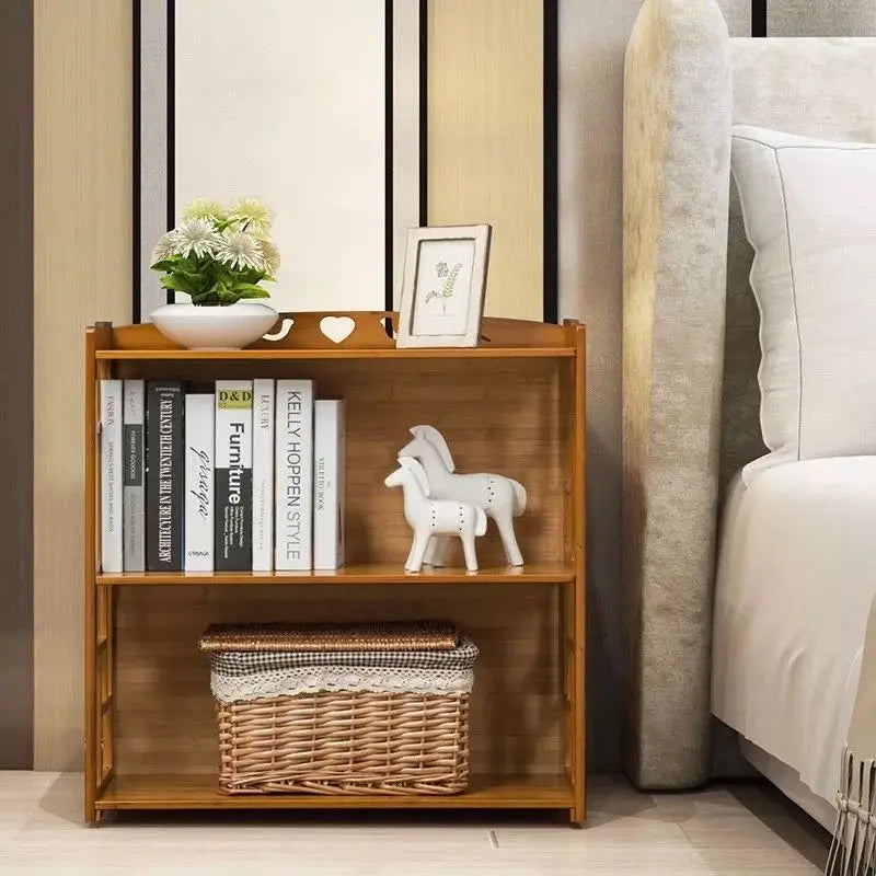 Bamboo Antique Style Cabinet Book Shelf Bookcase Storage Choice Elegant BBC01 Unbranded
