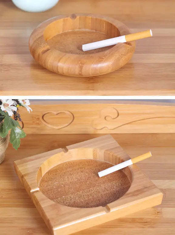 Bamboo Ash Tray Bamboo Handcraft Natural Bamboo Root Artwork Bamboo Storage everythingbamboo