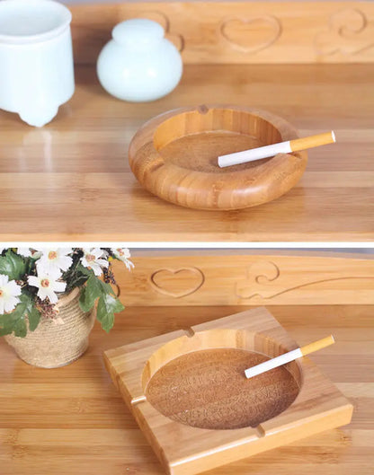 Bamboo Ash Tray Bamboo Handcraft Natural Bamboo Root Artwork Bamboo Storage everythingbamboo