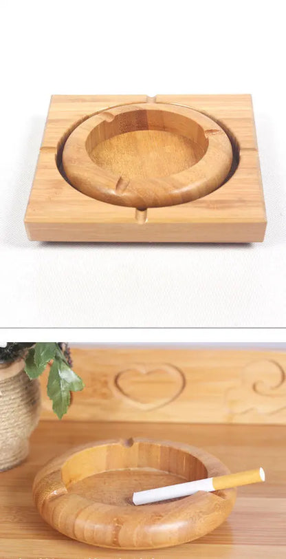 Bamboo Ash Tray Bamboo Handcraft Natural Bamboo Root Artwork Bamboo Storage everythingbamboo