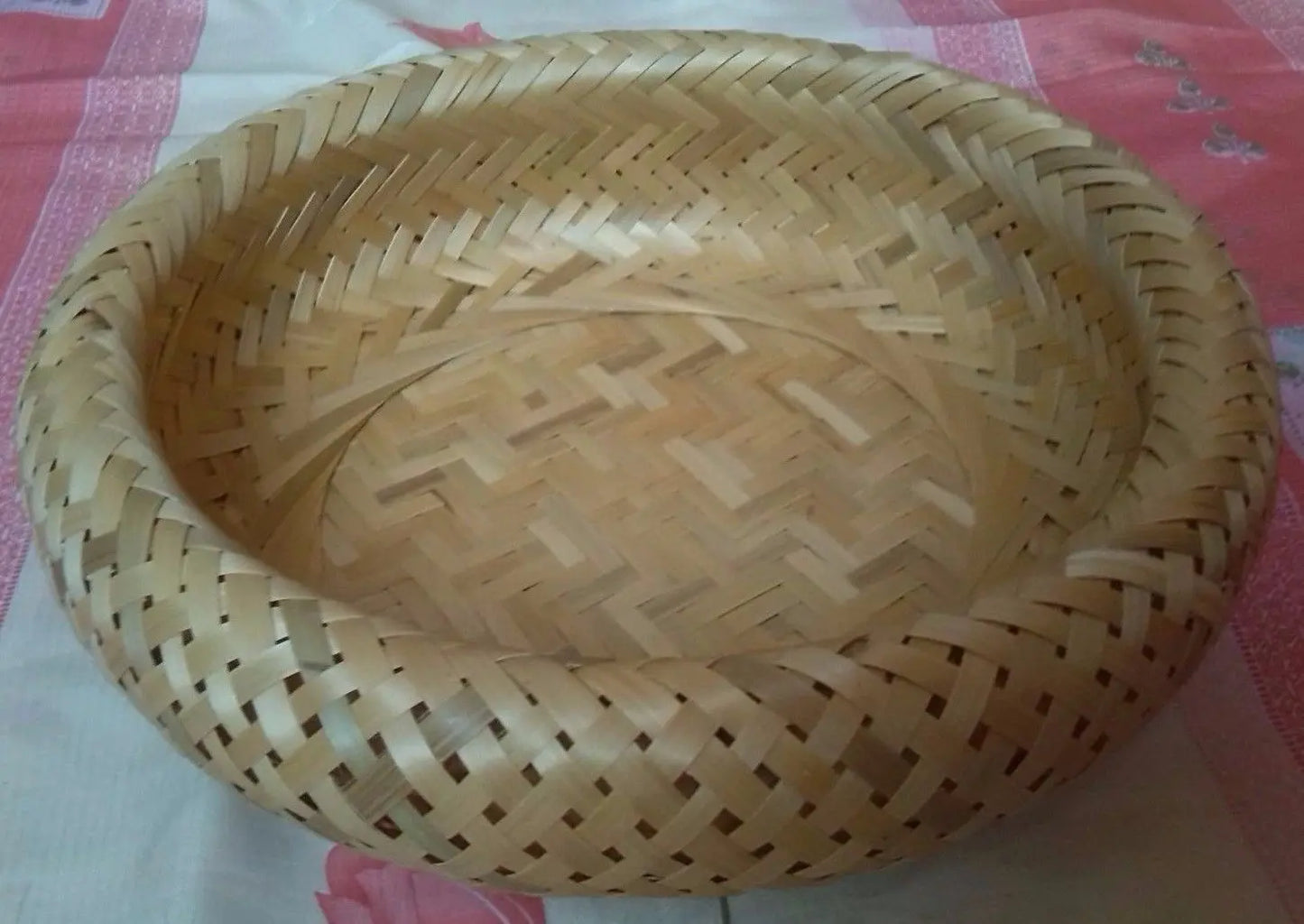 Bamboo Basket Bamboo Plate Bamboo Handicrafts Double-Layer Premium Quality everythingbamboo