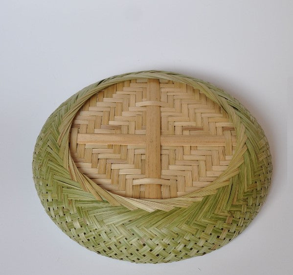 Bamboo Basket Bamboo Plate Bamboo Handicrafts Double-Layer Premium Quality everythingbamboo