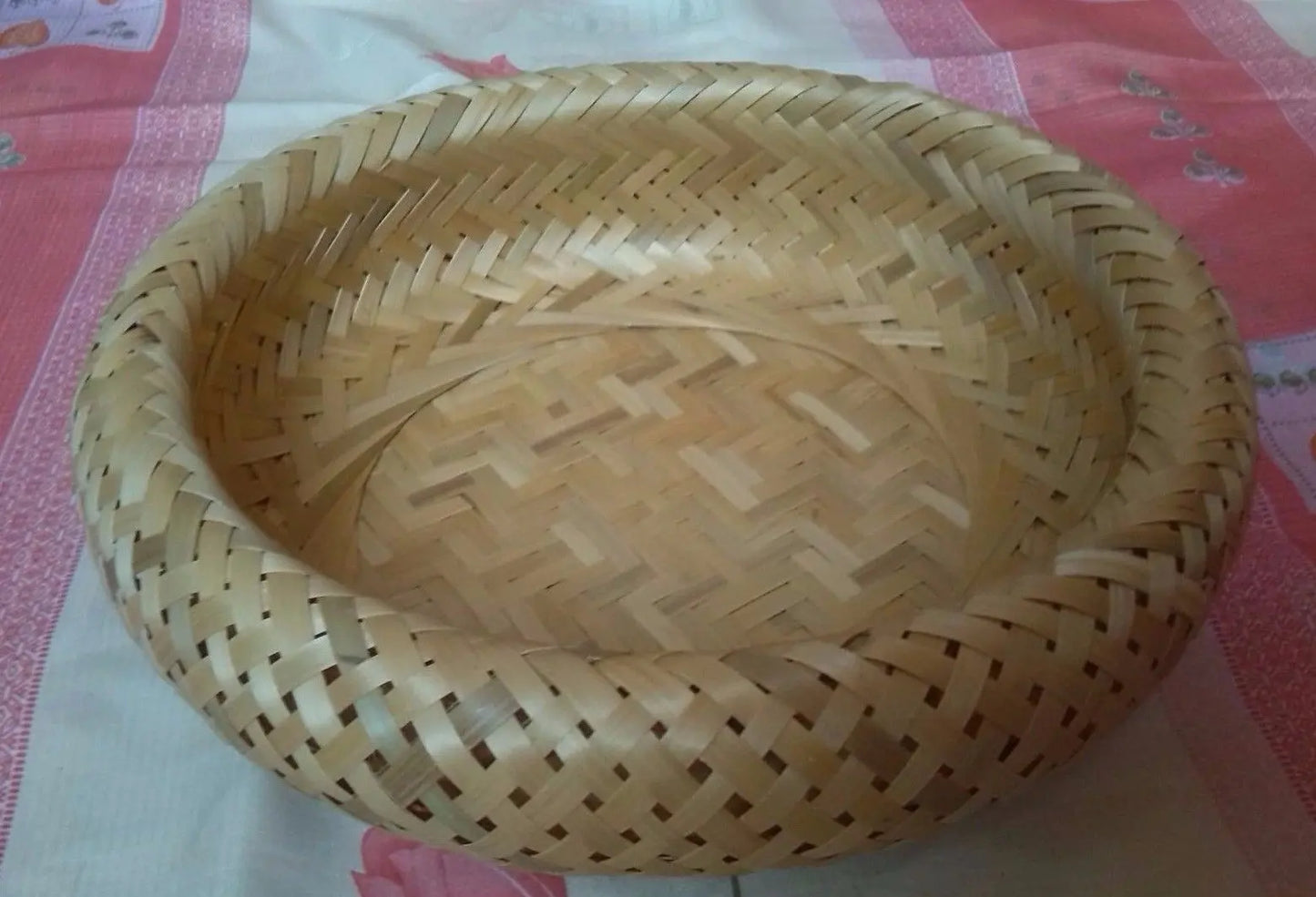 Bamboo Basket Bamboo Plate Bamboo Handicrafts Double-Layer Premium Quality everythingbamboo