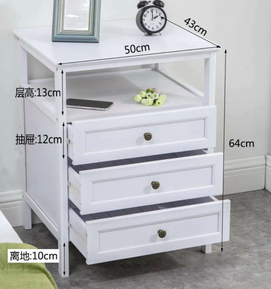 Bamboo Bedside Table Cabinet Drawer Unit Storage Stylish Strong Elegant everythingbamboo