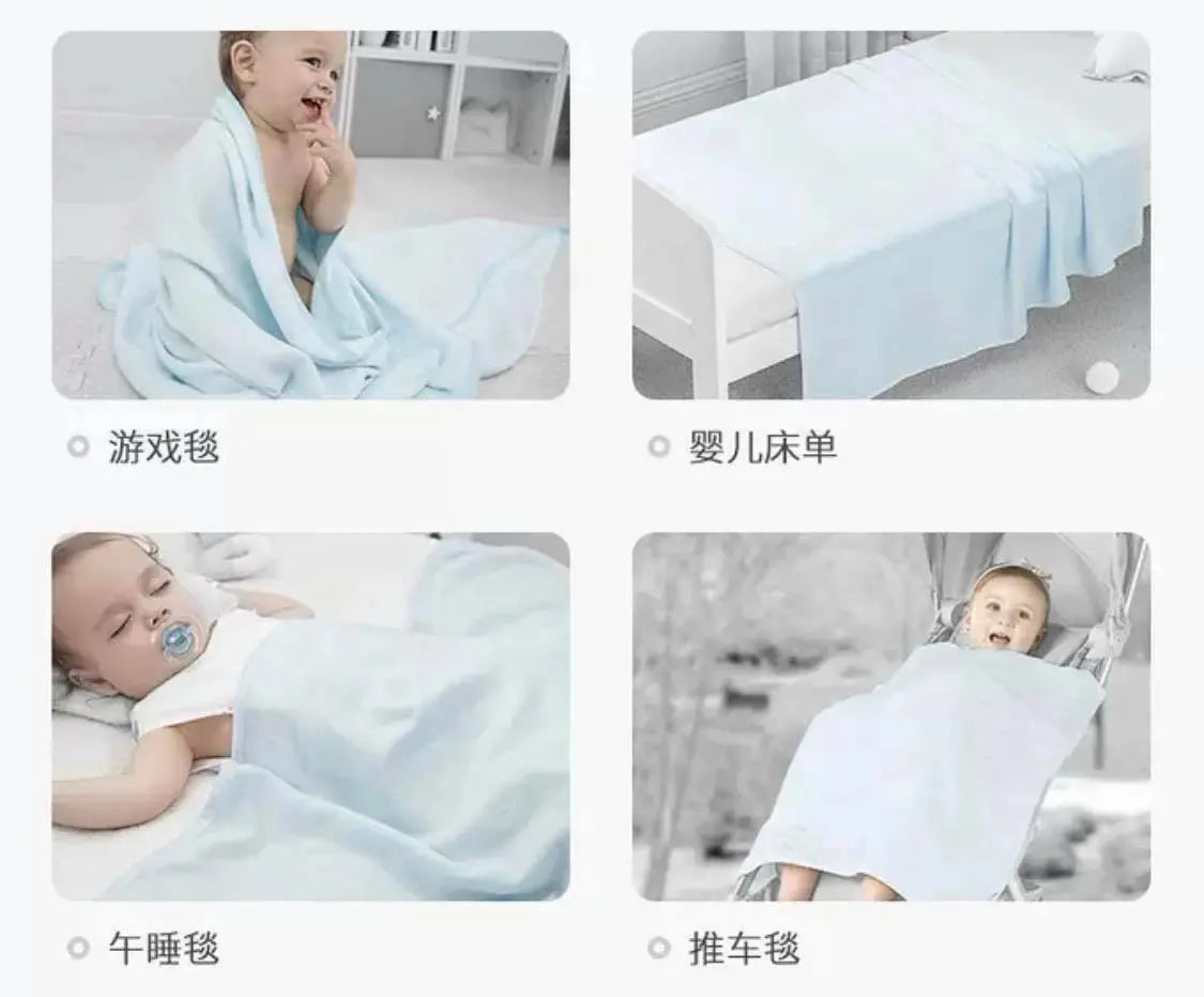 Bamboo Blanket Bamboo Fiber Baby Newborn Blanket Throw Comfortable Soft Breathe everythingbamboo
