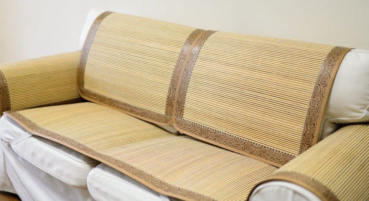 Bamboo Couch Sofa Mat Cushion Both Sizes, Car, Table Cool Summer Healthy everythingbamboo