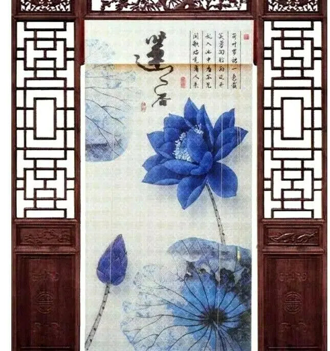 Bamboo Curtain & Screen Blind Rolling Curtain Panel Privacy Custom Size Picure everythingbamboo