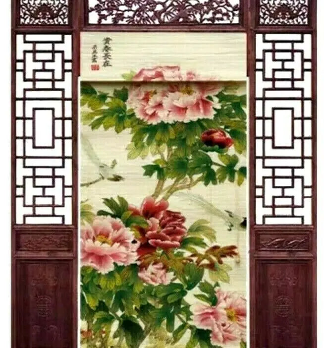 Bamboo Curtain & Screen Blind Rolling Curtain Panel Privacy Custom Size Picure everythingbamboo