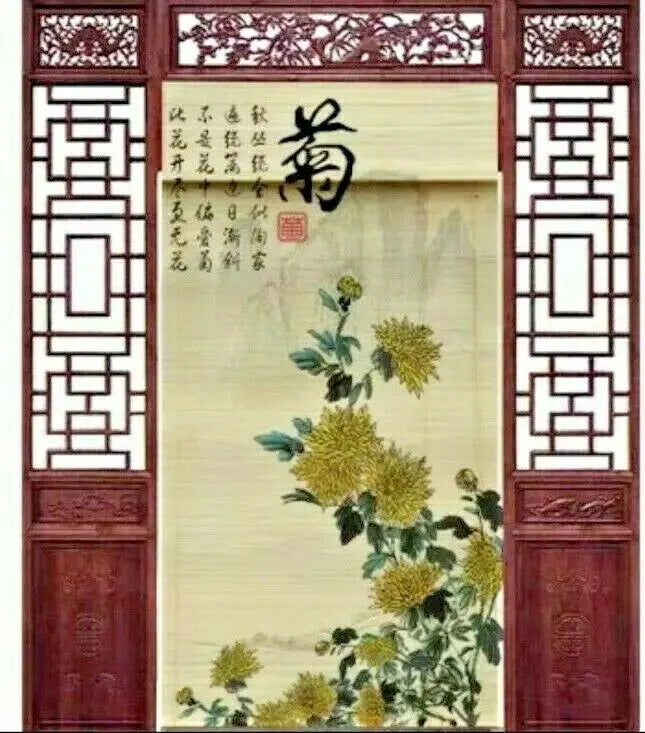 Bamboo Curtain & Screen Blind Rolling Curtain Panel Privacy Custom Size Picure everythingbamboo