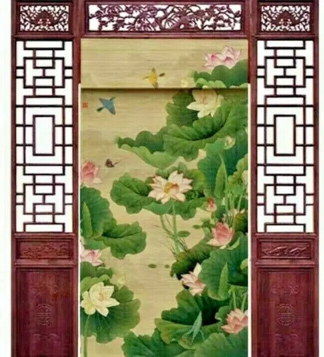 Bamboo Curtain & Screen Blind Rolling Curtain Panel Privacy Custom Size Picure everythingbamboo