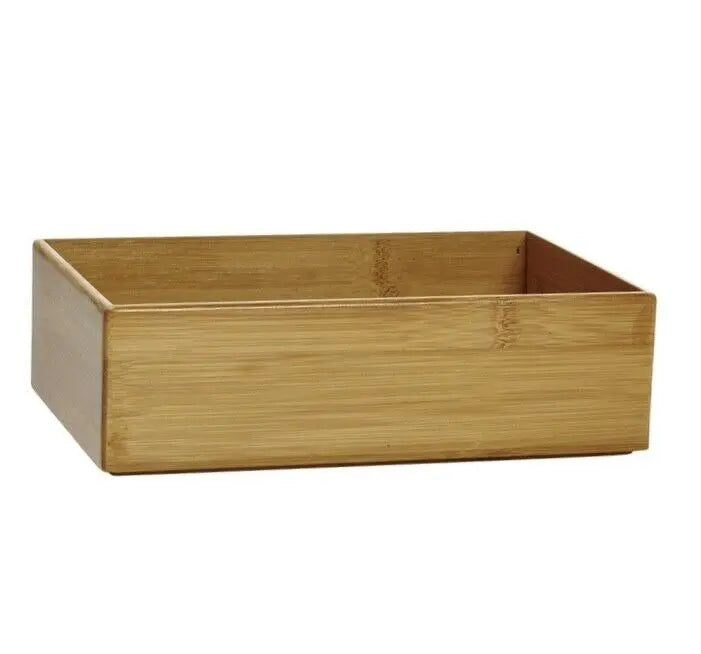 Bamboo Drawer Cosmetic Organizer Make Up Jewellery Box Lipstick Storage Solution everythingbamboo