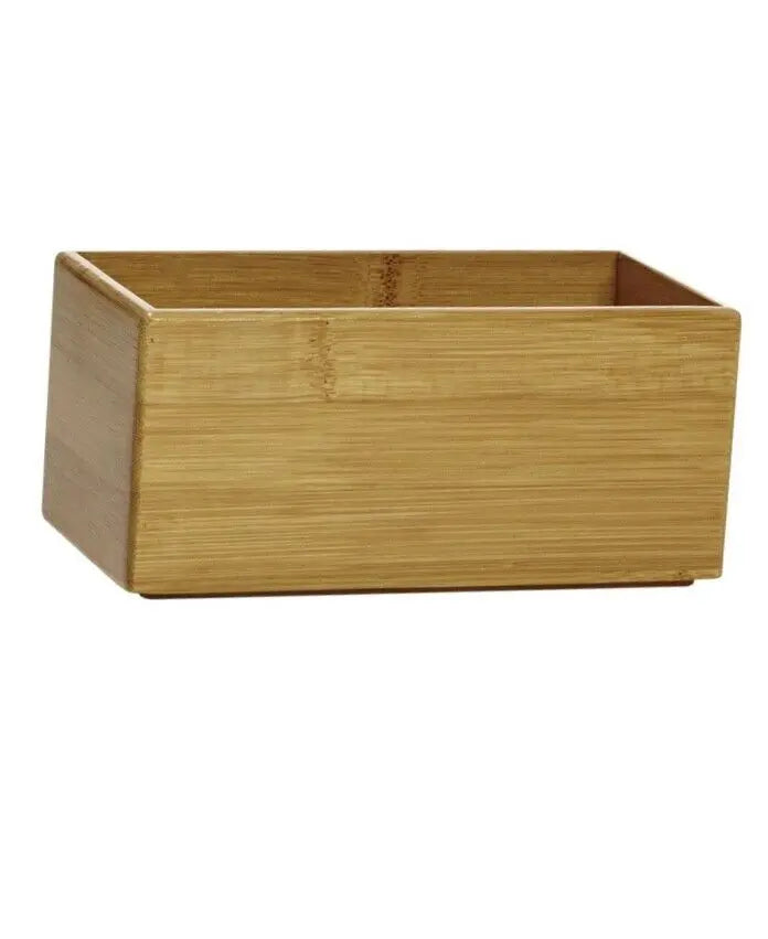 Bamboo Drawer Cosmetic Organizer Make Up Jewellery Box Lipstick Storage Solution everythingbamboo