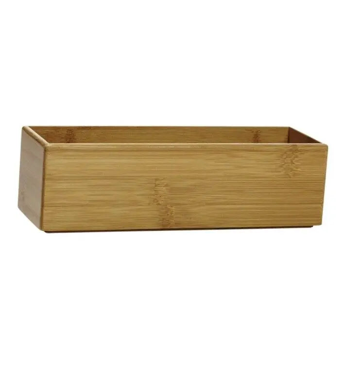 Bamboo Drawer Cosmetic Organizer Make Up Jewellery Box Lipstick Storage Solution everythingbamboo