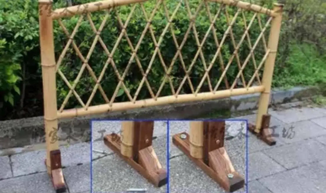 Bamboo Fence Handmade Natural Fencing Garden Decoration Country Style Outdoor everythingbamboo