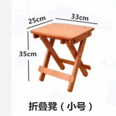 Bamboo Folding Stool Chair Strong Portable Fishing Rest Children Stool Kitchen Stool everythingbamboo