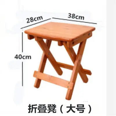 Bamboo Folding Stool Chair Strong Portable Fishing Rest Children Stool Kitchen Stool everythingbamboo