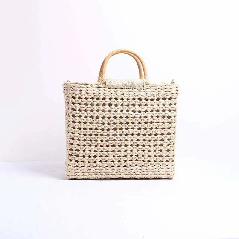 Bamboo Grass Bag Handwoven Handcrafted Women Hand Carrier Bag Latest Beach Style everythingbamboo