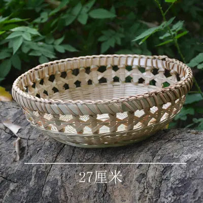 Bamboo Handmade Basket Handcraft Woven Bowl Fruit Food Storage everythingbamboo