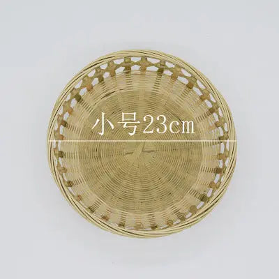 Bamboo Handmade Basket Handcraft Woven Bowl Fruit Food Storage everythingbamboo