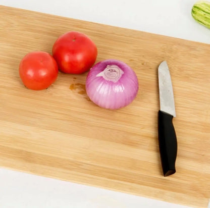 Bamboo Kitchen Chopping Board With Handle Cutting Natural Wooden everythingbamboo