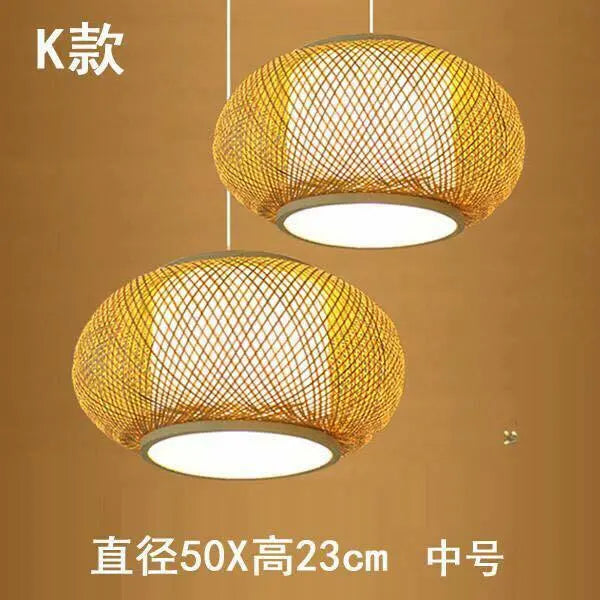 Bamboo Lamp Shade Handmade Light Shade Lamp Cover Handwoven Vintage Style Lampshade everythingbamboo