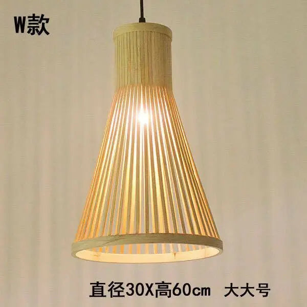 Bamboo Lamp Shade Handmade Light Shade Lamp Cover Handwoven Vintage Style Lampshade everythingbamboo