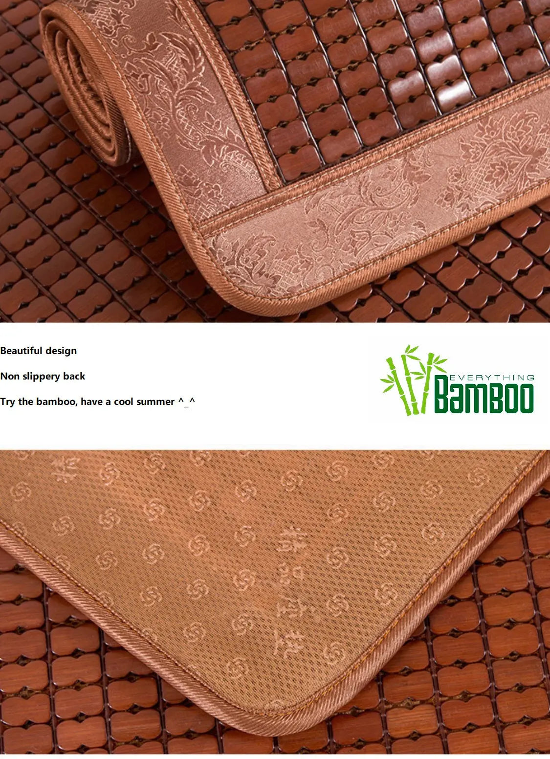 Bamboo Mat Cool Summer Mat Seat Cover Cushion Sofa Car Yoga Floor Rug BSC04 everythingbamboo