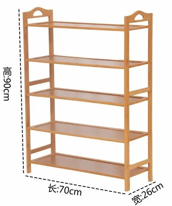 Bamboo Multi-level shoe racks bookshelf bamboo shelves bamboo panel storage竹鞋架书架 Everythingbamboo