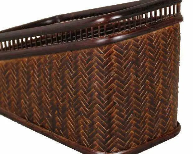 Bamboo Organizer Holder Handwoven Table Desk Organizer Kitchen Storage Choice everythingbamboo