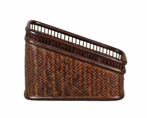 Bamboo Organizer Holder Handwoven Table Desk Organizer Kitchen Storage Choice everythingbamboo