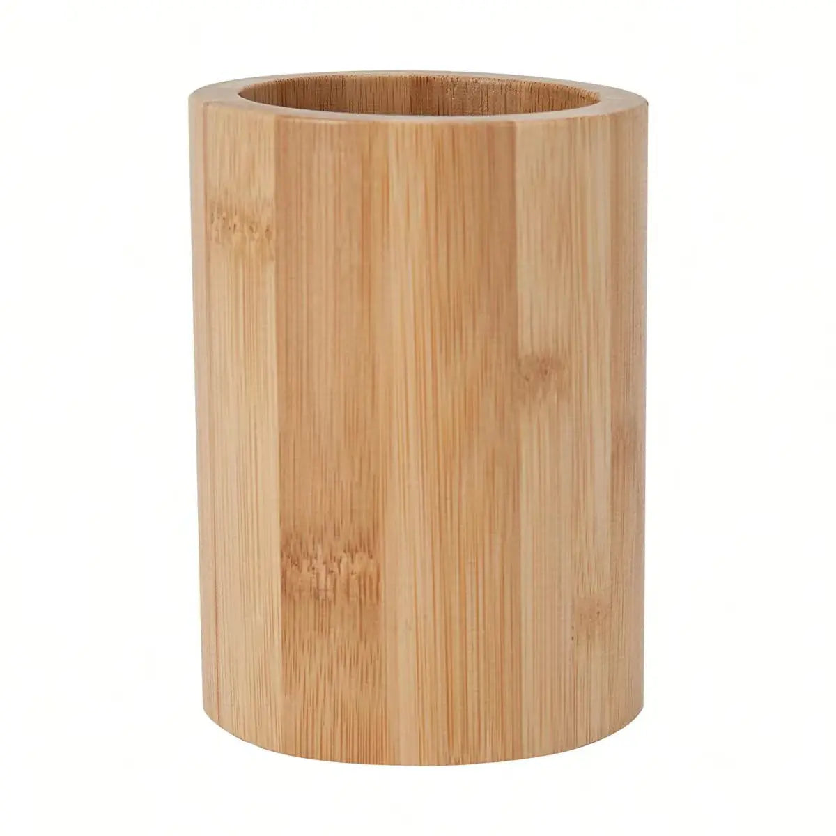 Bamboo Pen Holder Round Storage Solution Chopsticks Holder Multiple Use Everythingbamboo