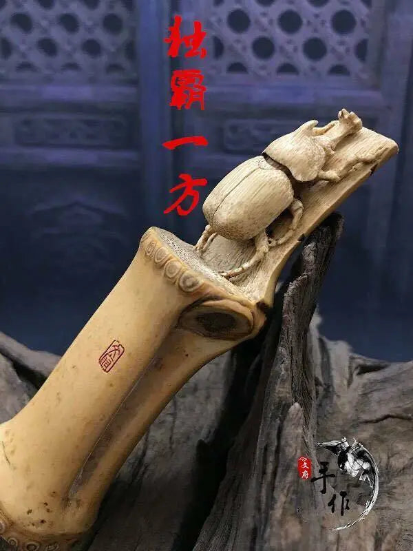 Bamboo Root 100% Hand Carved Handcrafted Artwork Collectible Home Decoration竹根雕刻 everythingbamboo