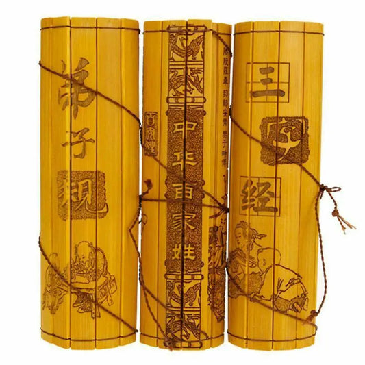 Bamboo Scroll Slips Chinese Classical Traditional  Famous Books Collectibles everythingbamboo