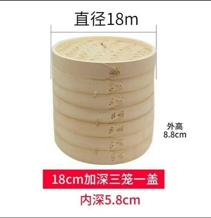 Bamboo Steamer Baskets Buns Yam Cha Dumpling Baskets Storage Multiple Use everythingbamboo