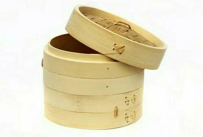 Bamboo Steamer Baskets Buns Yam Cha Dumpling Baskets Storage Multiple Use everythingbamboo